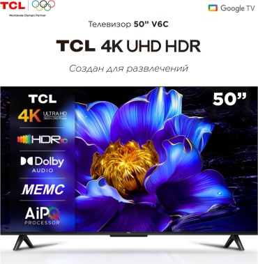 TCL 50V6C 127 см черный