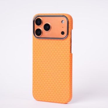 Чехол CABBEEN для Apple iPhone 17 Pro оранжевый