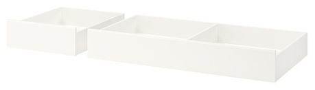 IKEA набор органайзеров для домашнего текстиля белый, 2 шт