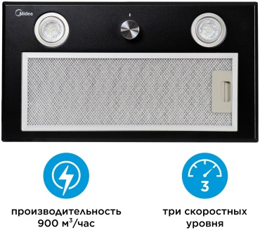 Midea MH60I350B черный