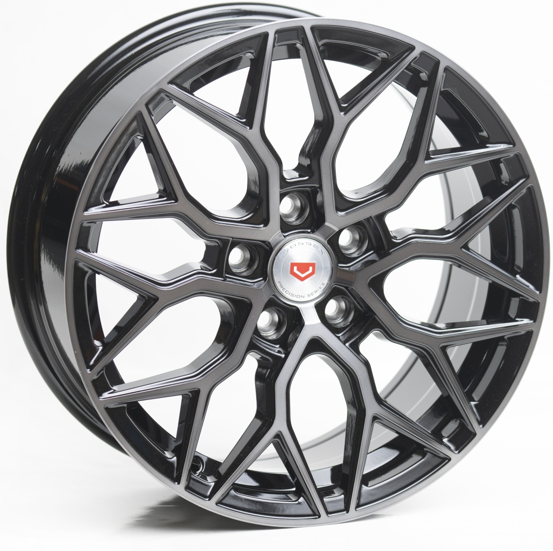 Kipardo HF-2 7.5x17/5x114.3 D67.1 ET38 4 диска черный, серебристый