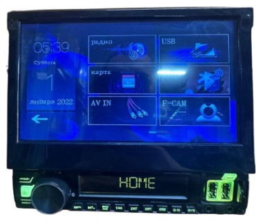 Автомогнитола 7720 выездная 1 DIN