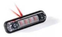 Fristom указатель габаритов FT-081 C LED DARK 2 Вт прямоугольная