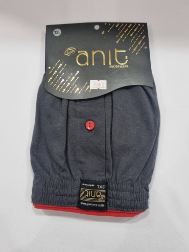 Боксеры, шорты Anit красный, графит