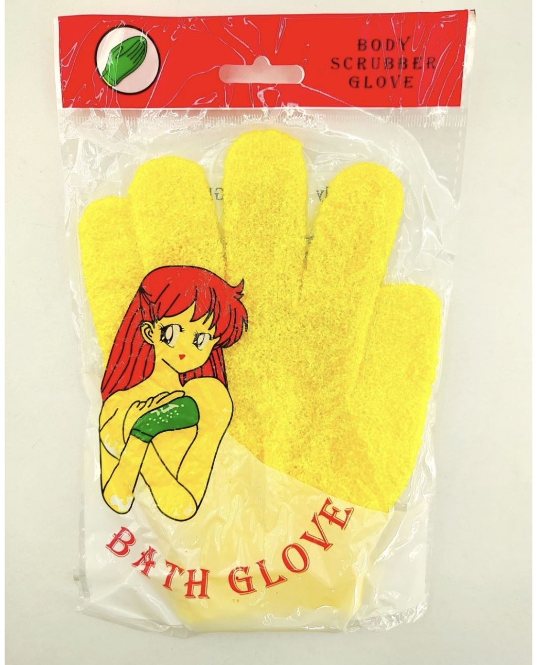 Bath Glove перчатка для тела, для пилинга желтый 100 шт