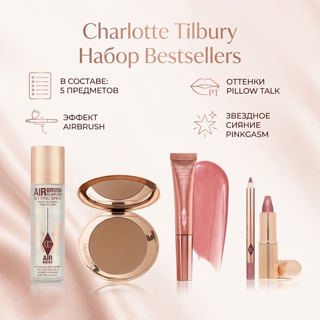 Charlotte Tilbury Bestsellers набор декоративной косметики для женщин