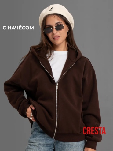 Толстовка Cresta коричневый