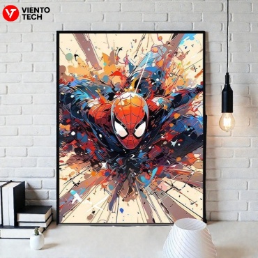Viento Tech Viento Tech Человек Паук 40х50 см холст на подрамнике 50x40 см