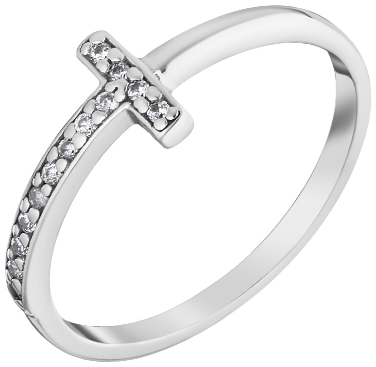 Lucente Silver RIN-LU-925-149197-16 размер 16 вес 0.95 г серебро, фианит