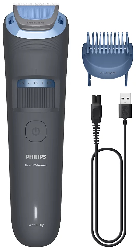 Philips триммер BT-3617/15 синий, черный