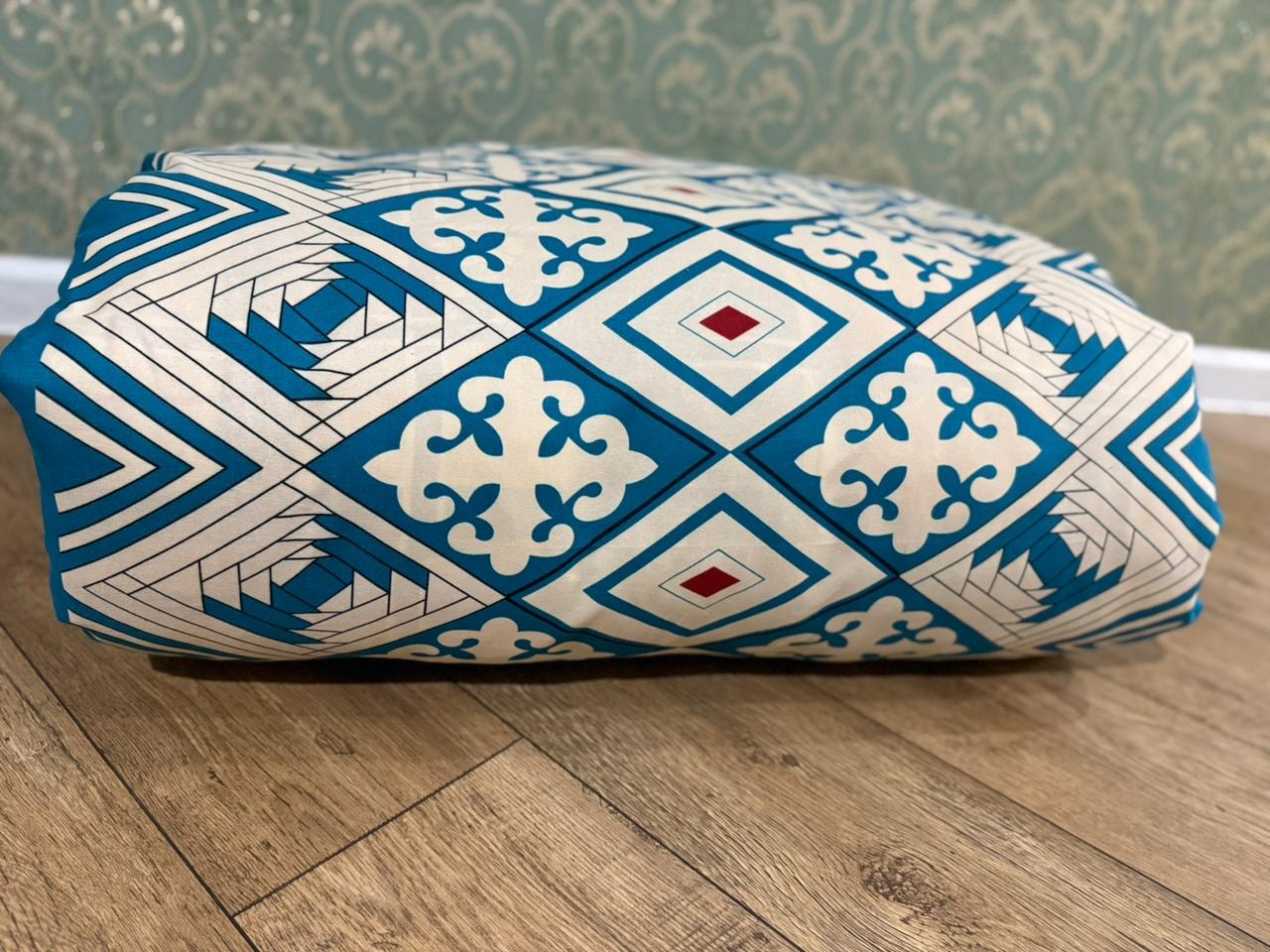 Корпе 220x80 см, вата, голубой, синий