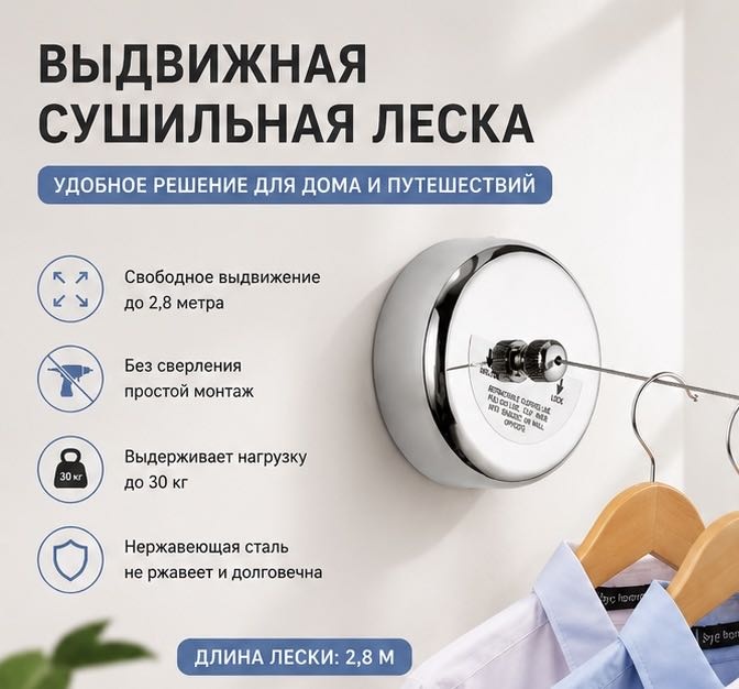 Сушилка настенная 5x280x3 см, кол-во уровней: 1, сталь