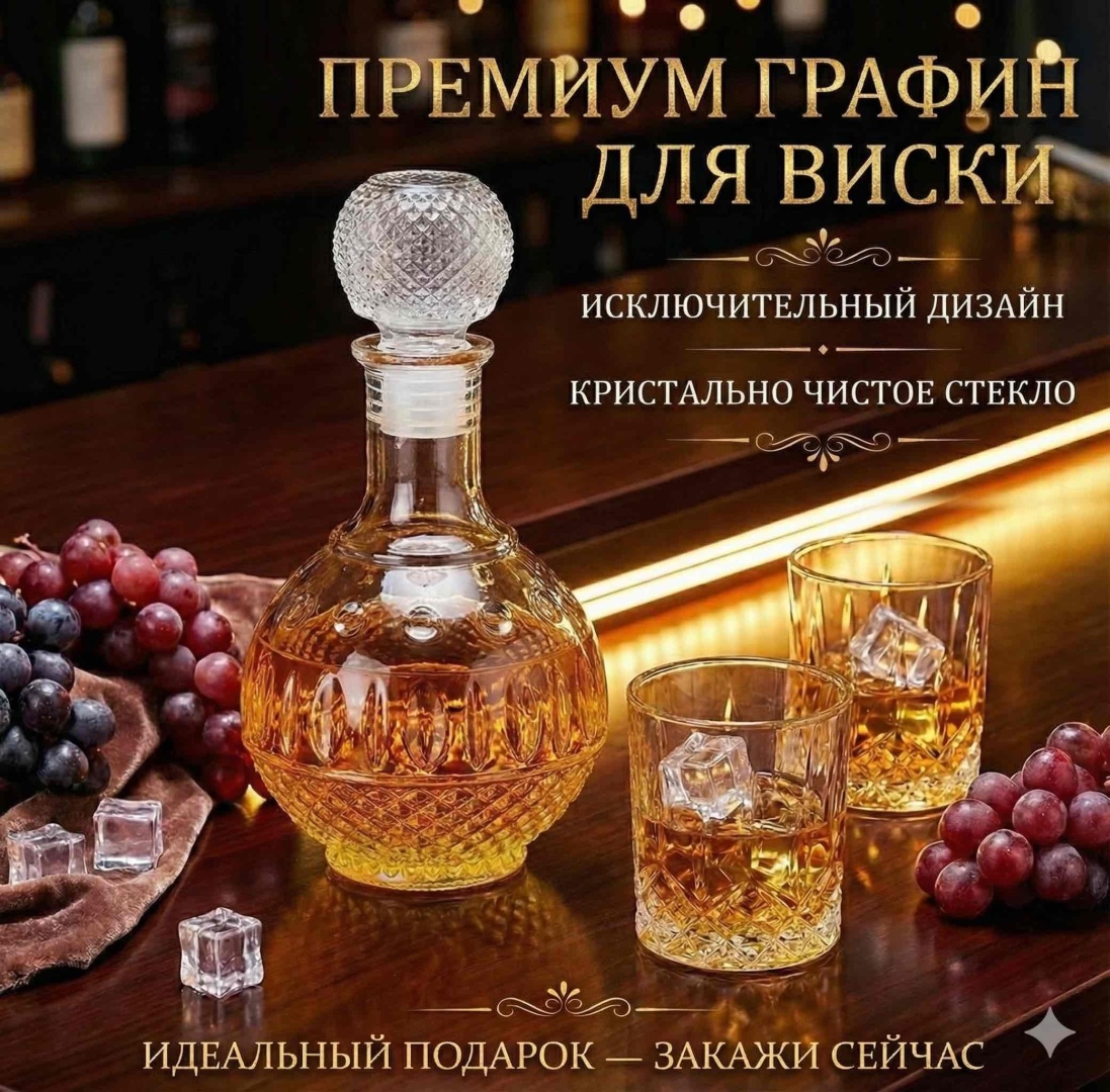 Графин 1 л, стекло