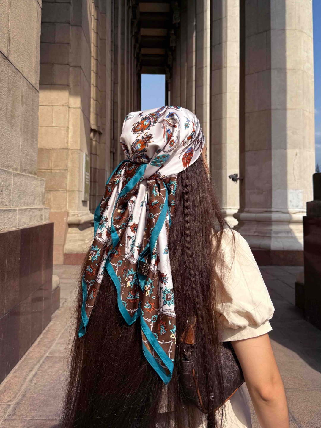 Платок BURSA IPEK шелк 90 x 90 см