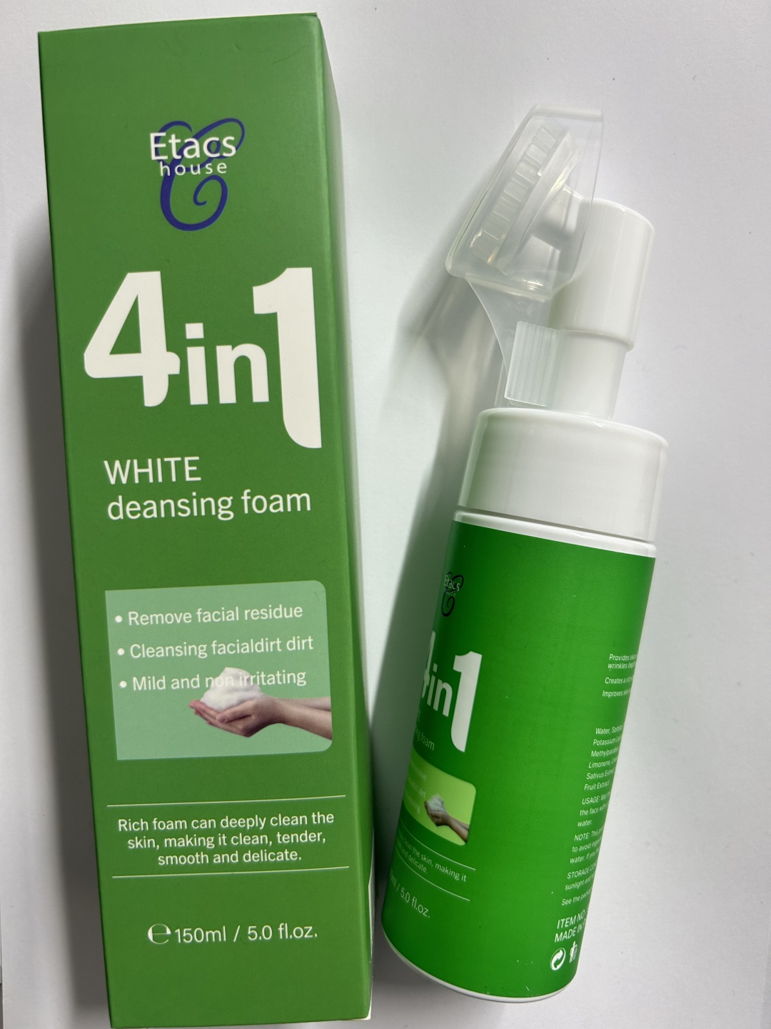 Etacs House 4 in 1 White Deansing Foam пенка 150 мл