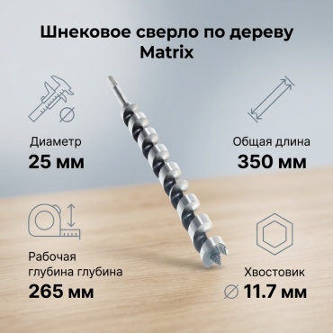 Matrix спиральное 70149 25 мм, 1 шт.