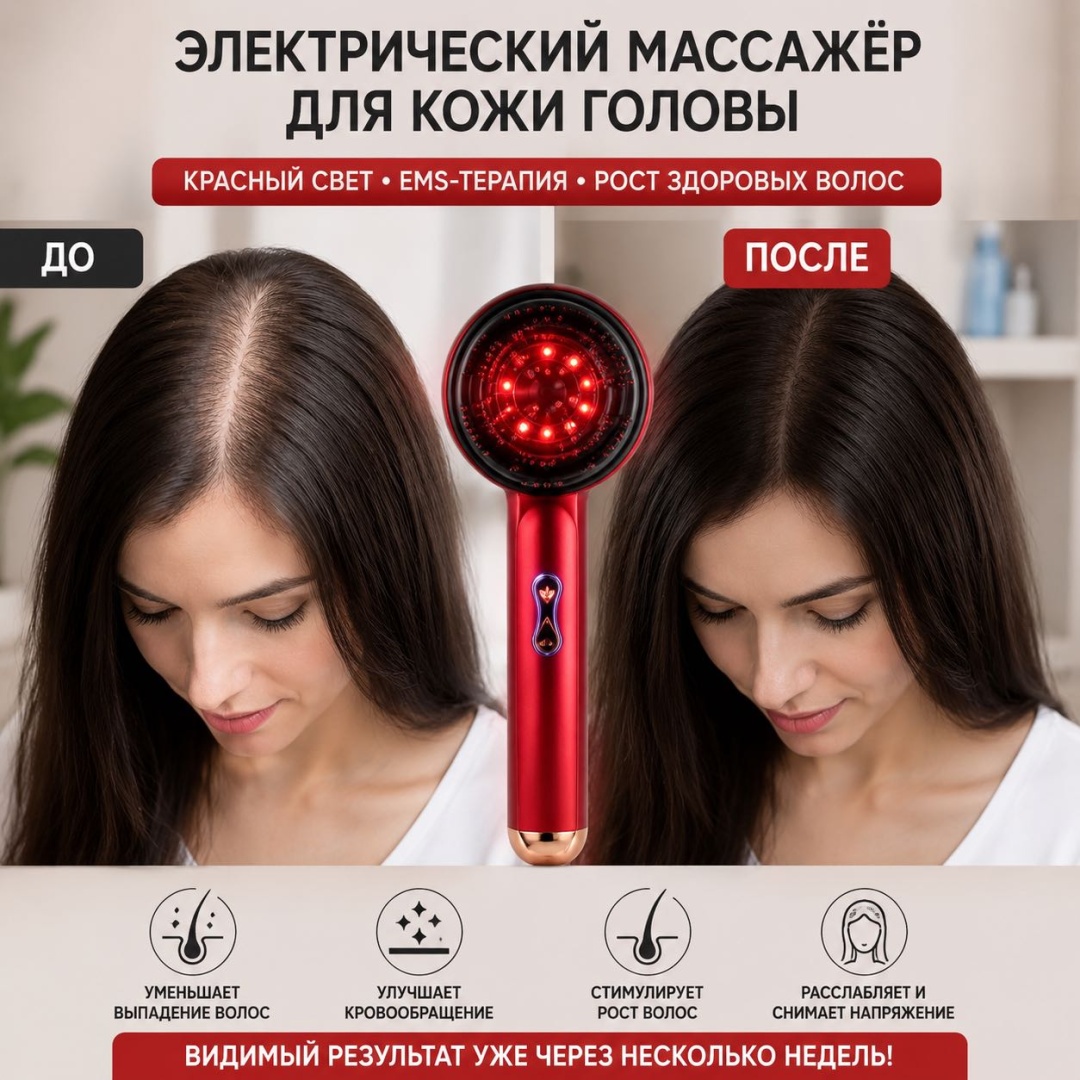 Массажер EMS-01 ручной вибрационный