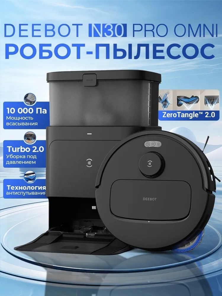 Ecovacs Deebot N30 PRO OMNI YDLX11-1 черный