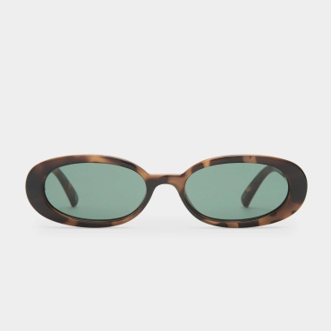 Le Specs овальные однотонные