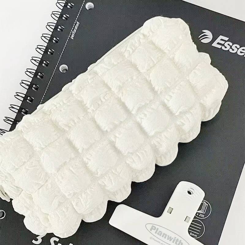 Косметичка текстиль белый 13X20 см