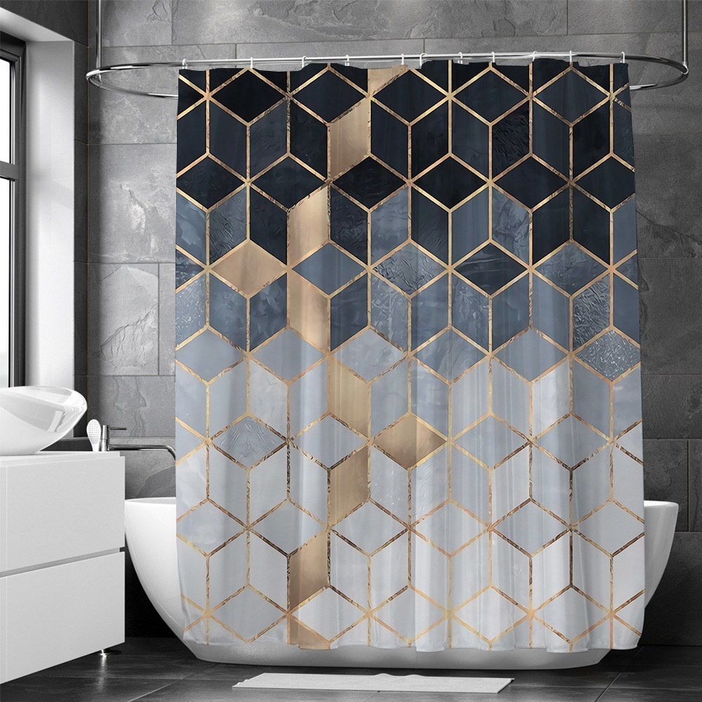 Штора Ideal Home  Shtora-GeoNew 180x180 мультиколор, полиэстер