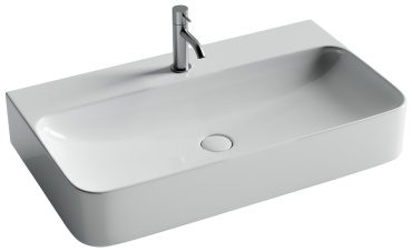 Раковина Ceramicanova CN2006 подвесная прямоугольная 81.50х47.50 см, санфарфор