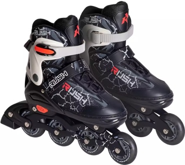 RUSH ACTION TE-781 black-white черный 31-34