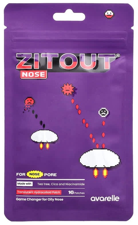 Маска для лица AVARELLE тканевая Zitout Nose, 16 шт 16 мл