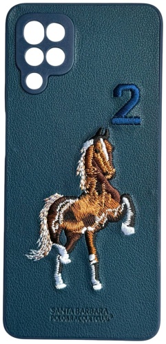 Чехол для Samsung Galaxy A12 синий