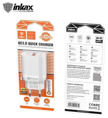 Inkax HC-07 USB 20 Вт белый