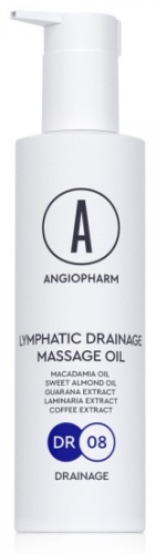 ANGIOPHARM масло ЛИМФОДРЕНАЖНОЕ МАССАЖНОЕ МАСЛО ДЛЯ ЛИЦА, 200 мл для лица, для зоны декольте 200 мл