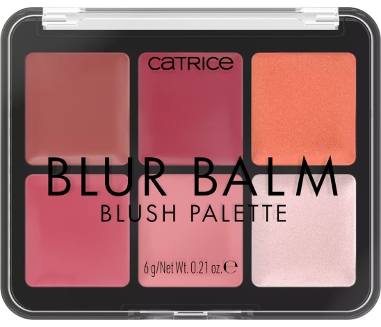 Catrice Палетка румян для лица Blur Balm Blush Palette, 010 Blush Blindness румяна 010 Blush Blindness