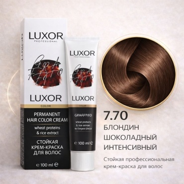 Luxor Professional Graffito 7.70 для седых волос блондин интенсивный крем-краска 100 мл
