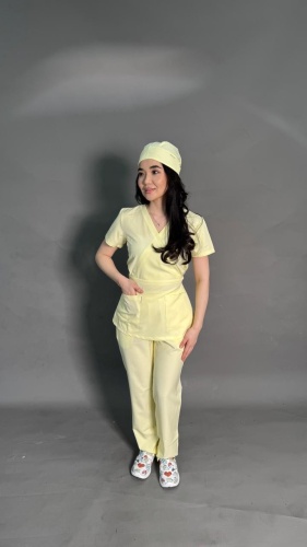 Спецодежда для женщин Qazaq Doctors желтый