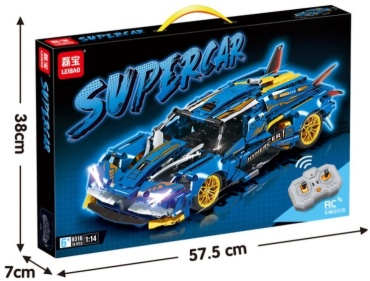 Конструктор LEIBAO Super car 8316, деталей 761 шт