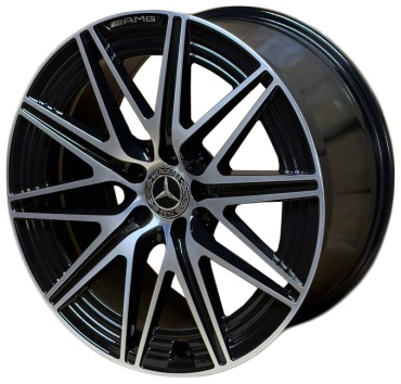 Kipardo H3121F 8.5x19/5x112 D66.5 ET36 4 диска черный, серебристый