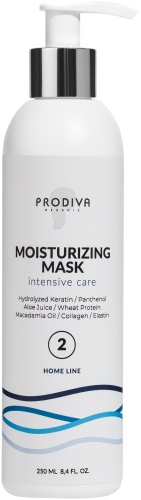 PRODIVA маска Moisturizing Mask - Маска для интенсивного увлажнения волос 250 мл 250 мл