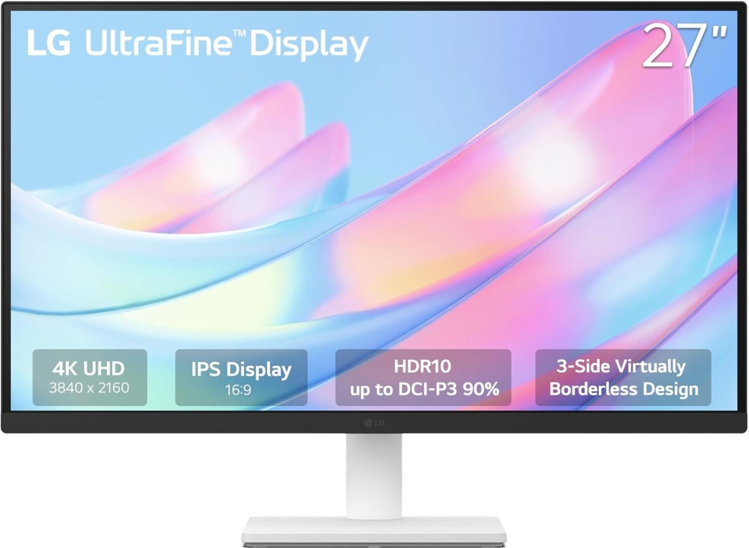 Монитор 27" LG 27US500-W белый