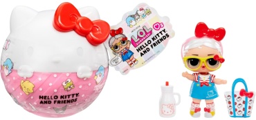 Кукла-сюрприз L.O.L. Surprise! Loves Hello Kitty and Friends 8 см