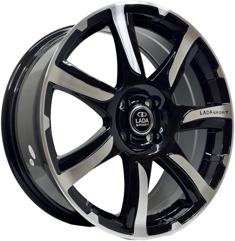 Top Grade 7104WW 7x17/4x98 D58.5 ET32 4 диска черный, хром