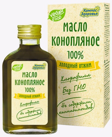 Компас Здоровья дополнительное питание Конопляное масло с пищевыми волокнами