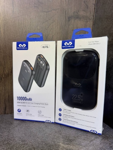 Внешний аккумулятор Miccell Miccell VQ-P16 10000 10000 мАч 22.5 Вт черный