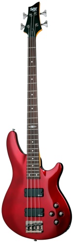 Schecter бас-гитара C-4 BASS SGR BY SCHECTER (3817) METALLIC RED красный