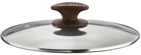 Крышка для сковороды, для сотейника, для кастрюли, универсальная Pintinox 30 см, стекло