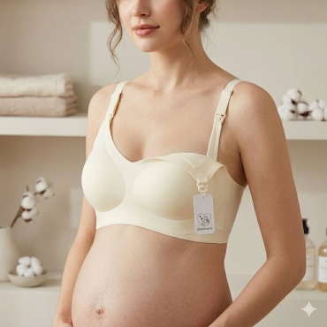 Бюстгальтер для беременных и кормящих Sweetmama.kz кремовый