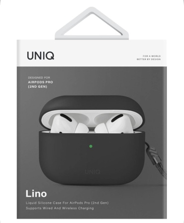 Чехол UniQ для Apple AirPods Pro 2 черный