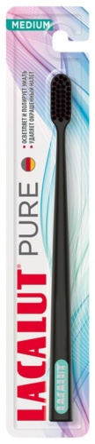 Lacalut Щетка зубная PURE MEDIUM зубная щетка средняя 1 шт