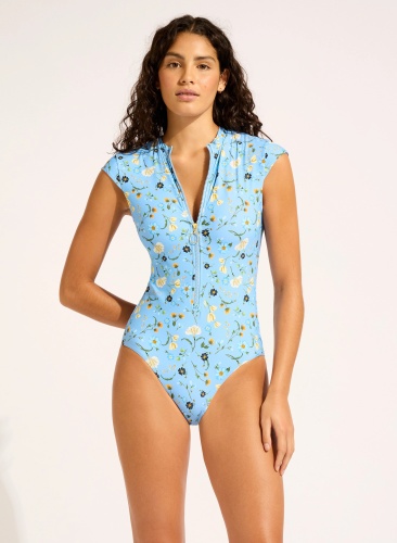 Купальник слитный SEAFOLLY мультиколор
