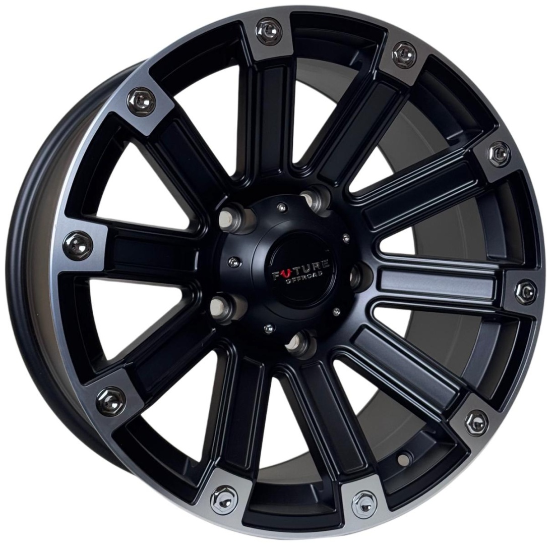 Wheels 10296DD 9x18/5x150 D110 ET10 4 диска черный матовый, хром