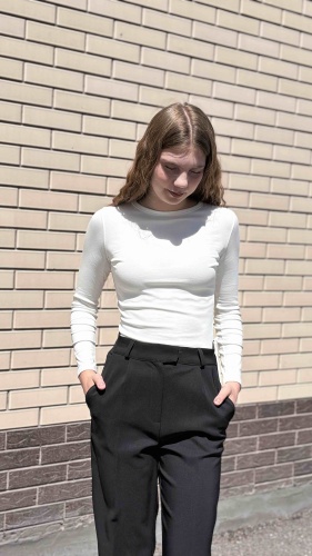 Лонгслив DressCode белый